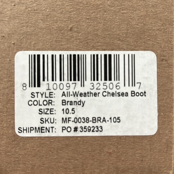 BRAND NEW Nisolo Men’s All-Weather Chelsea Boot. Size 10.5 - Brandy. - Picture 8 of 8